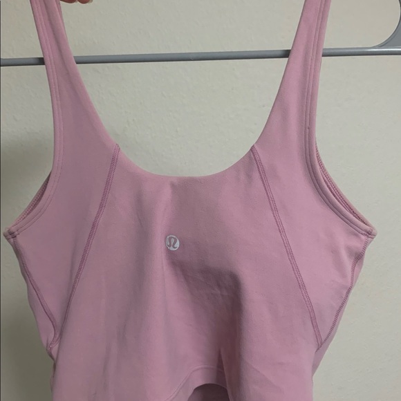 Lululemon pink taupe align tank - Picture 2 of 3